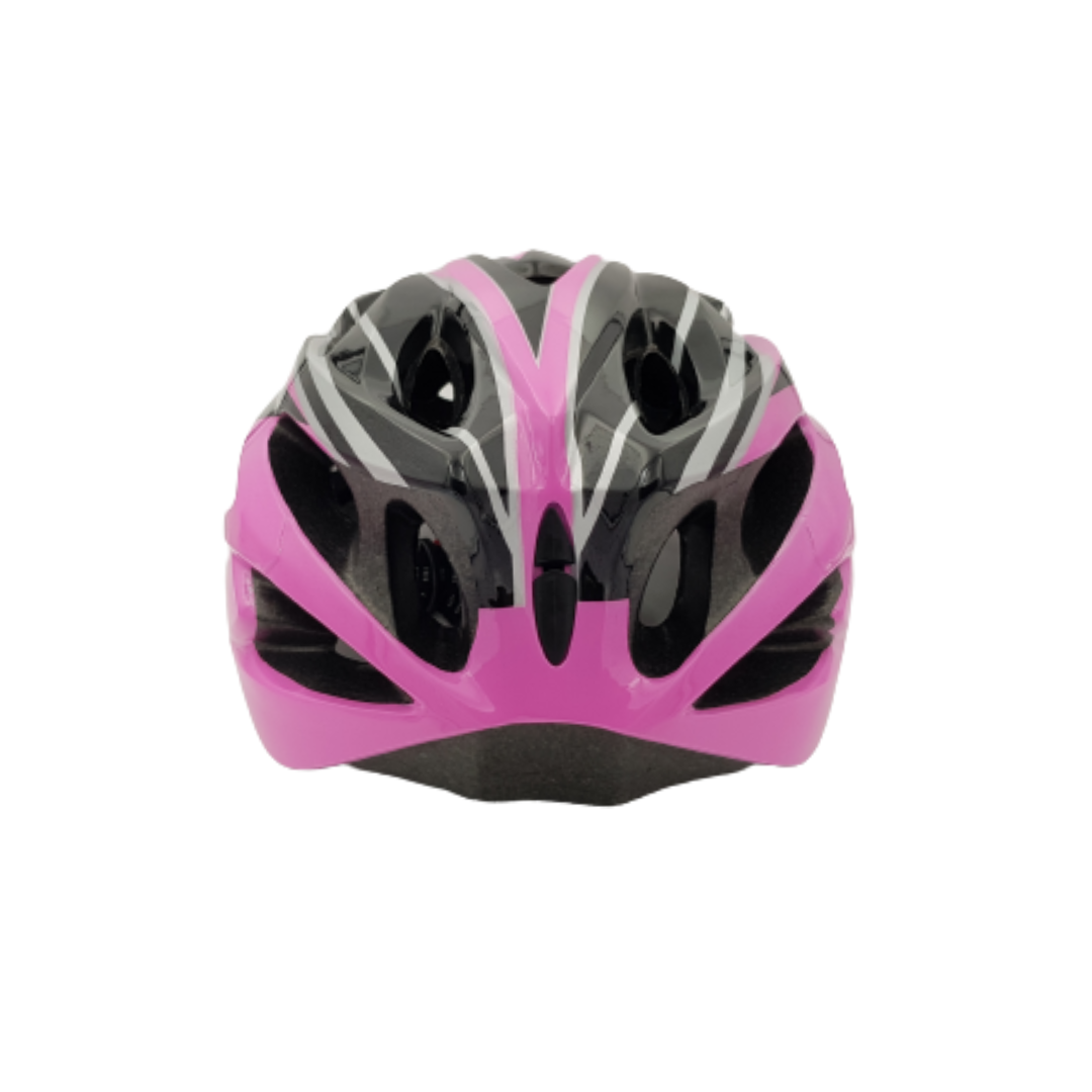 Black and 2024 pink bike helmet